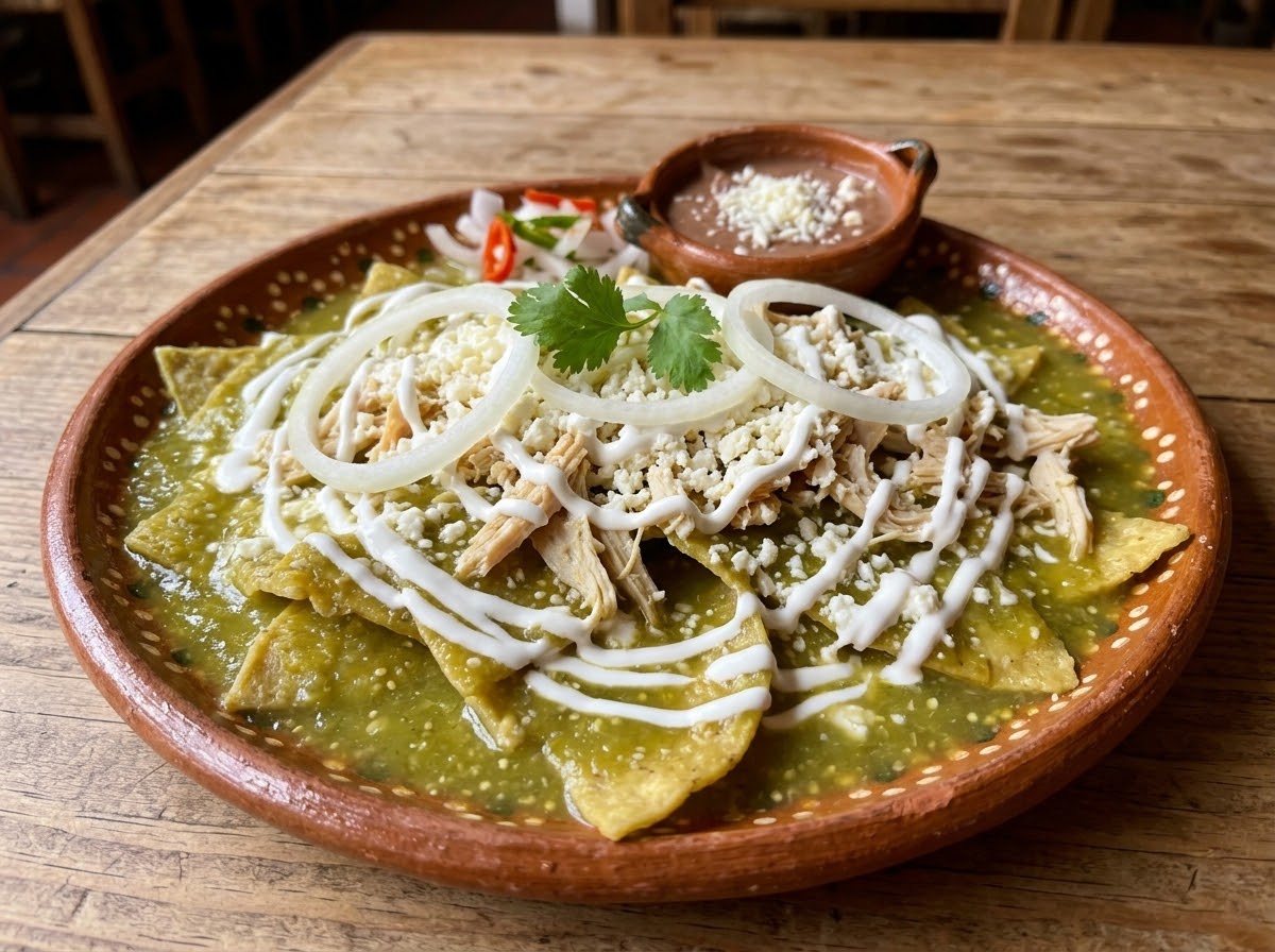 Chilaquiles de El Sazón del Valle